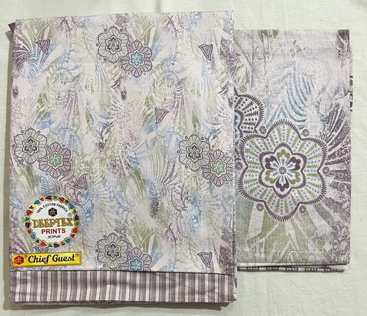 ₹599! Deeptex cambric cottn printed dress materials