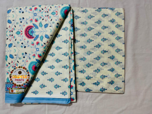 ₹525! Deeptex cotton printed dress materials