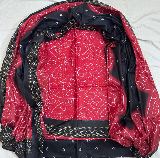 ₹525! Deeptex bandhani cotton printed dress materials