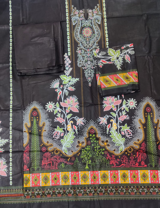 ₹549! Jiafashion karachi cotton dress materials