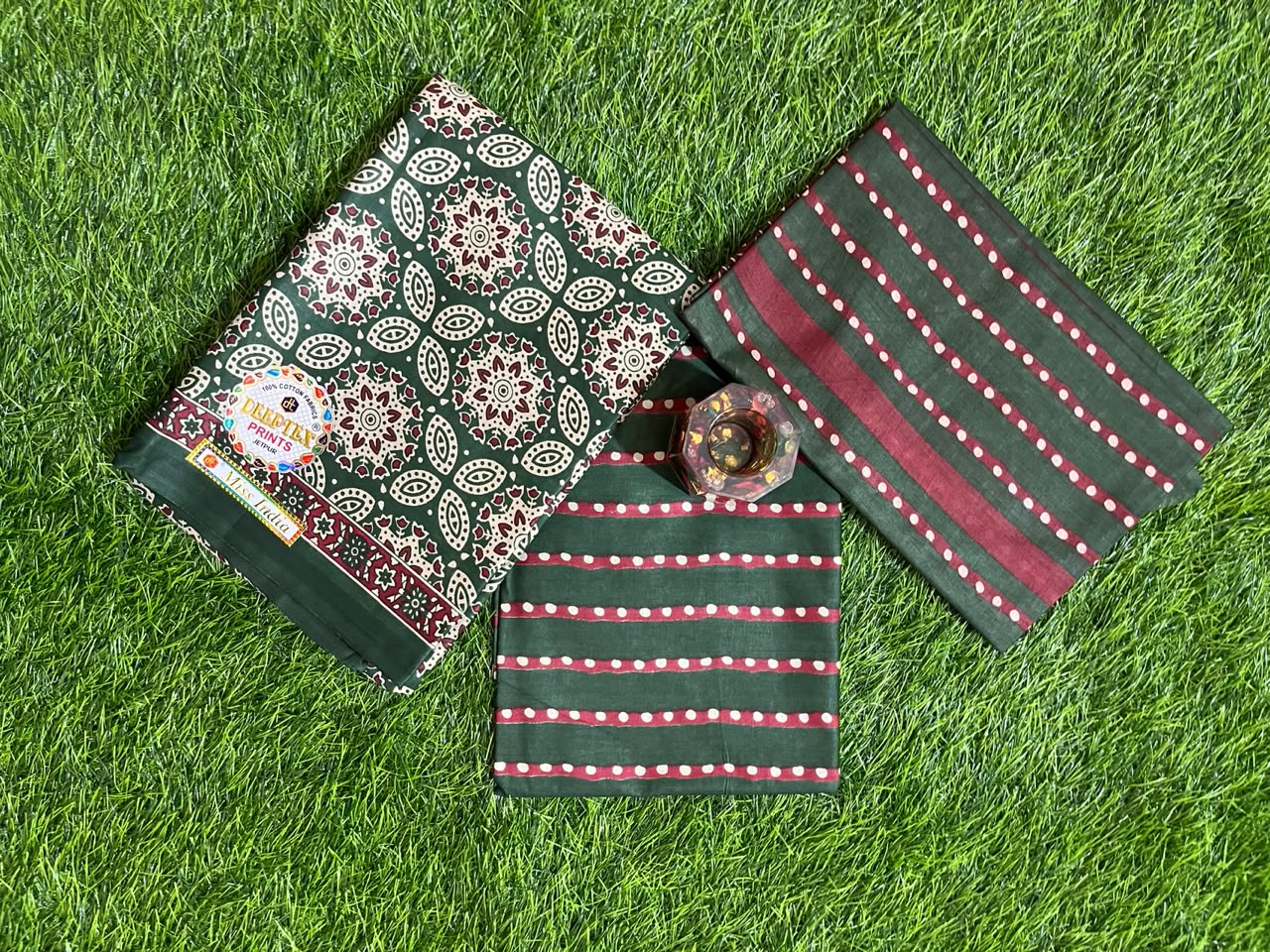 ₹599! Jiafashion Cotton Printed Dress Materials