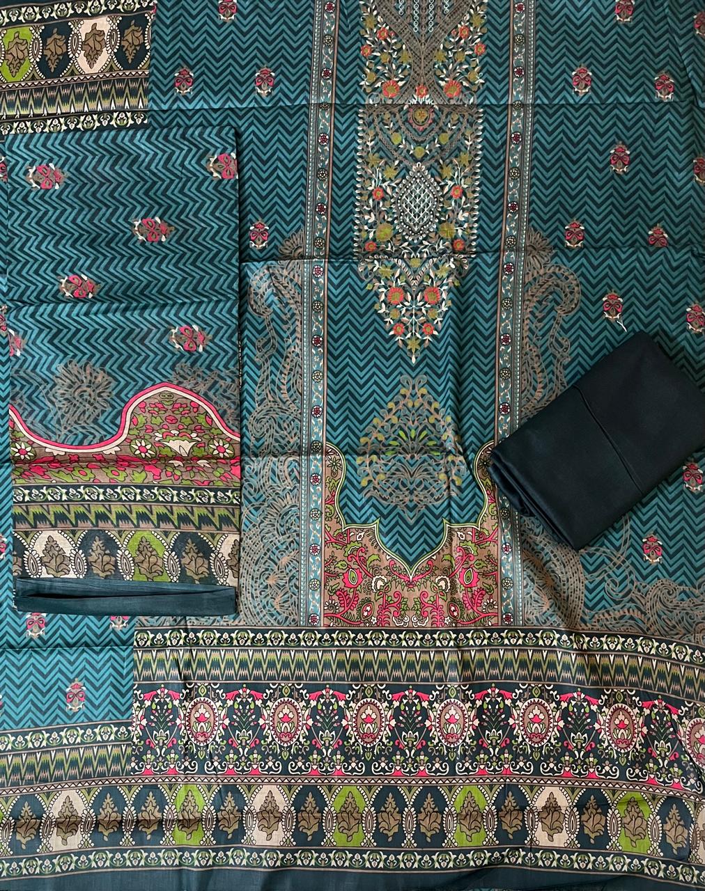 ₹599! Jiafashion lawn Karachi Cotton Dress Materials