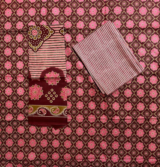 ₹525! Jiafashion printed Cotton Dress Materials