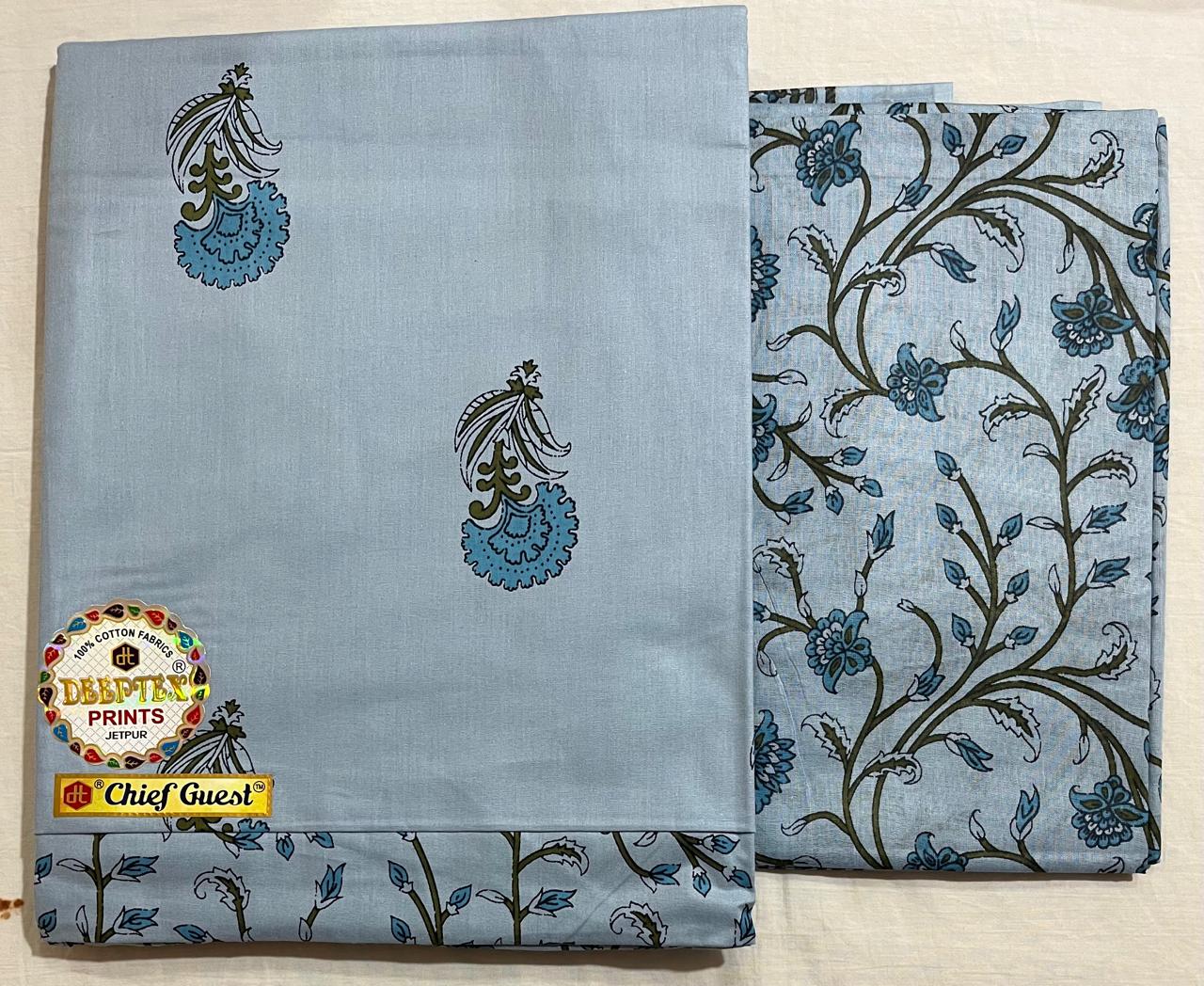 ₹599! Deeptex cambric cottn printed dress materials