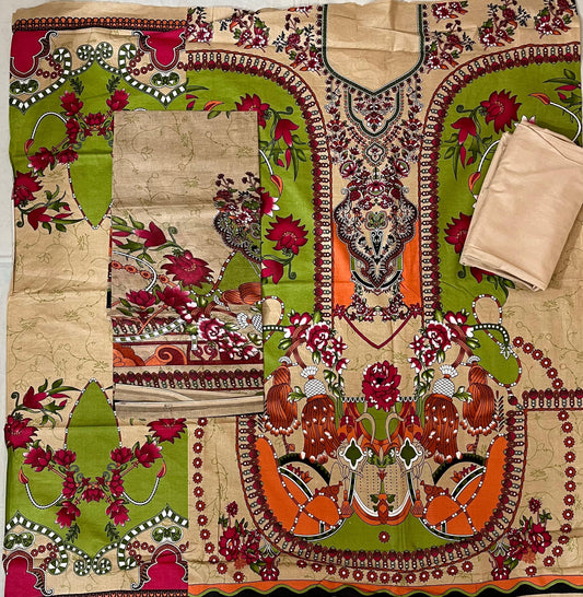 ₹549! Jiafashion karachi Cotton Dress Materials