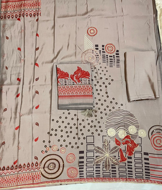 ₹1199! Jiafashion Silk Designer Dress Materials