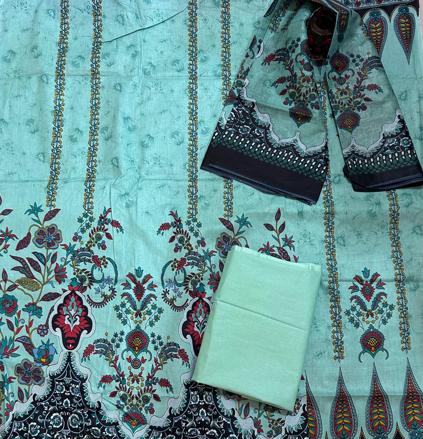 ₹549! Jiafashion karachi cotton printed dress materials