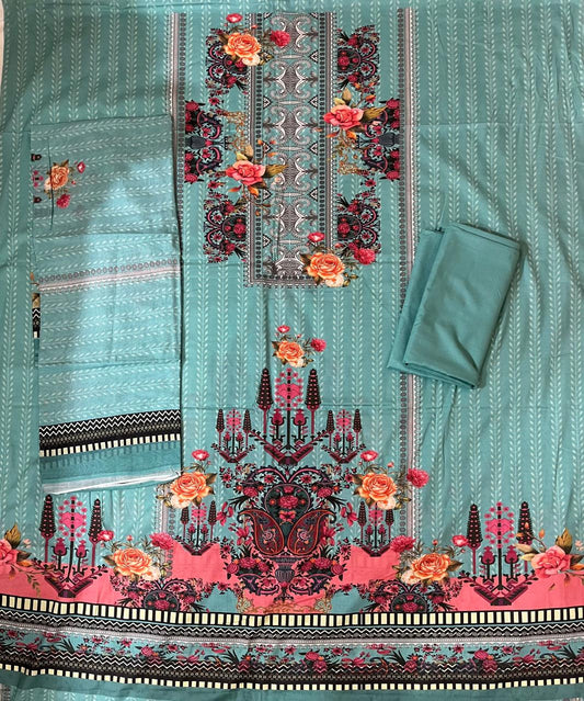 ₹1049! Deeptex Digital Lawn Cotton Dress Materials