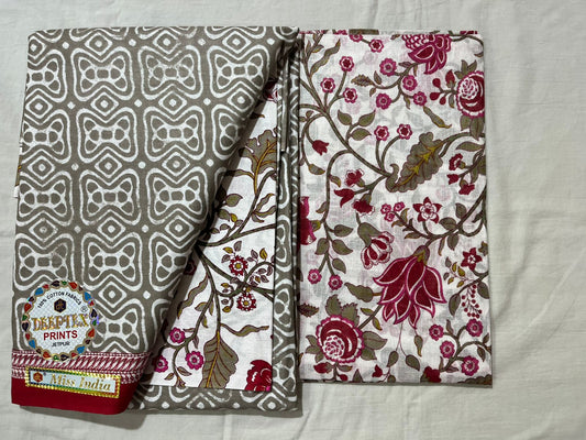 ₹525! Deeptex cotton printed dress materials