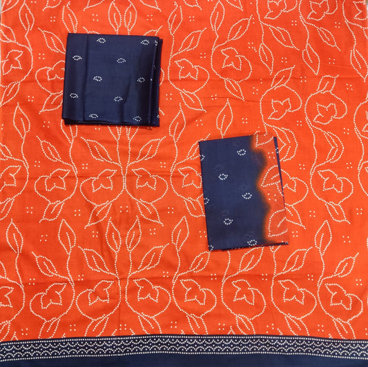 ₹525! Deeptex bandhani cotton printed dress materials