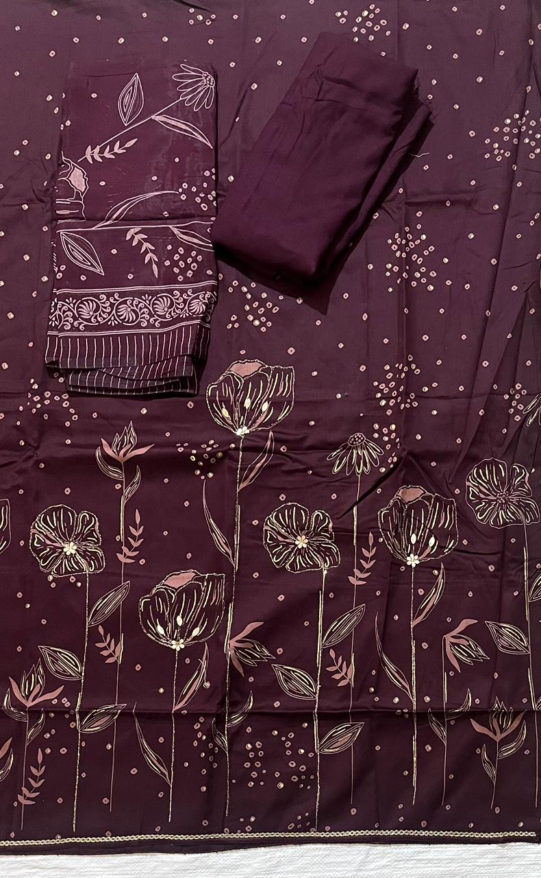 ₹999! Jiafashion Jaam Satin Cotton Printed Dress Materials