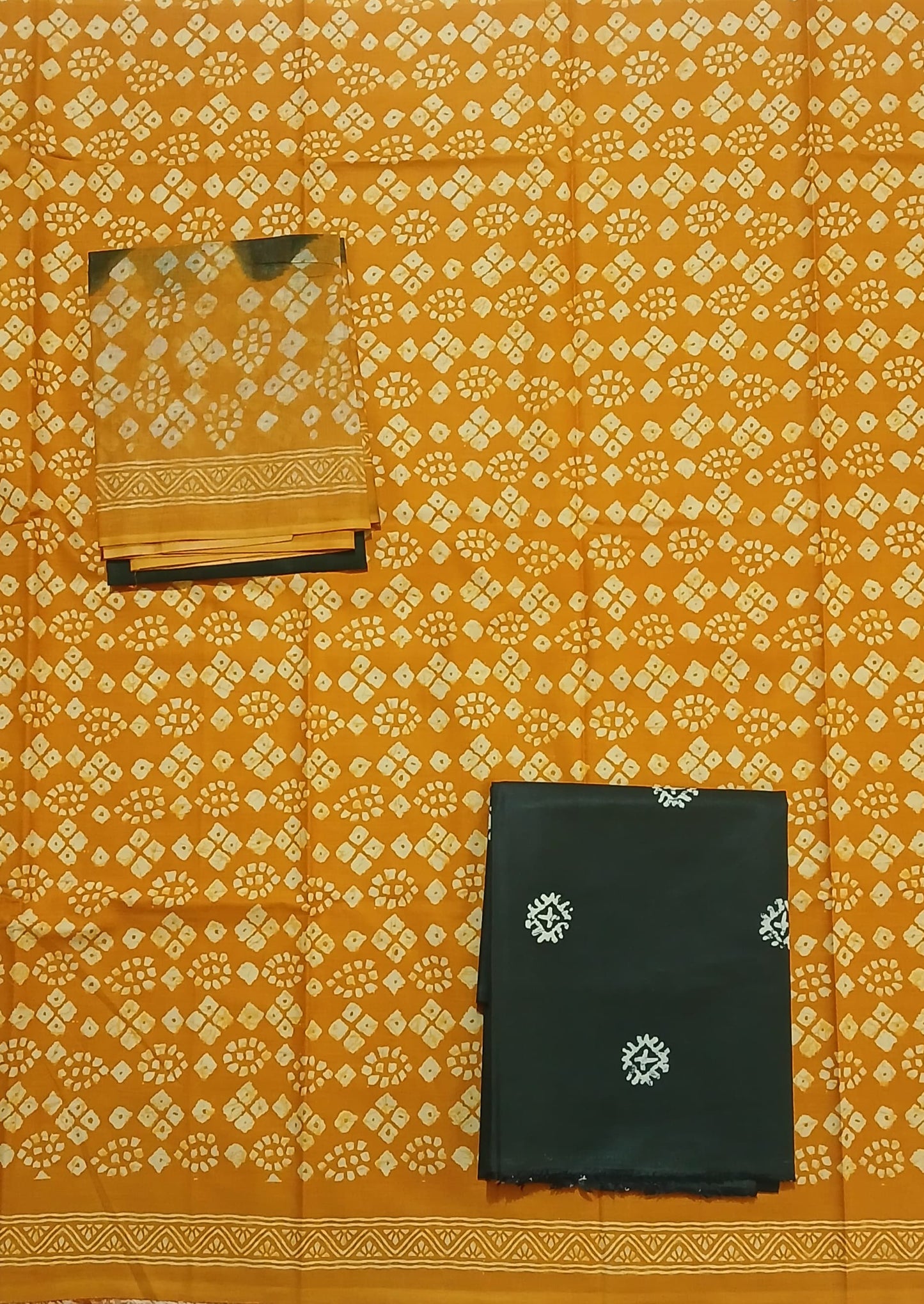 ₹699! Cambric cotton batik dress materials