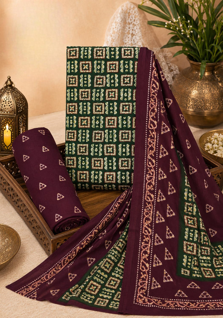 ₹ 599! Jiafashion Cotton Printed Dress Materials