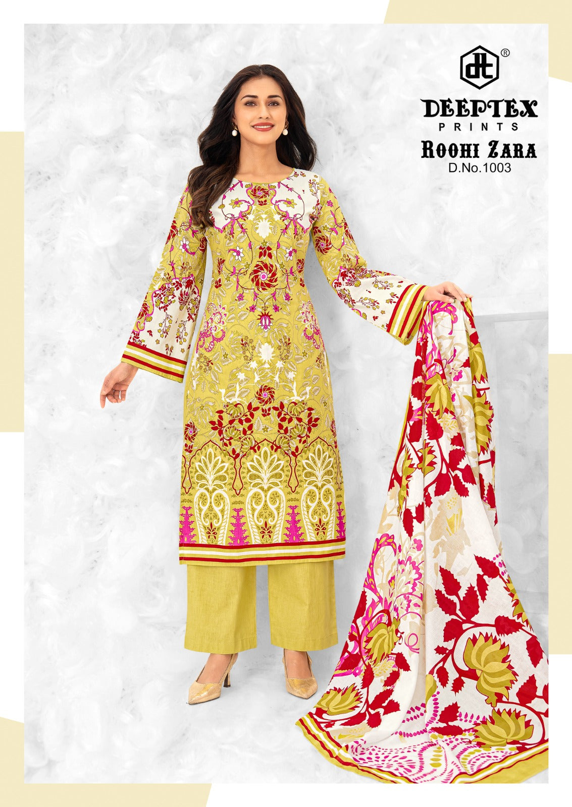 ₹625! Deeptex Karachi Cotton Printed Dress Materials