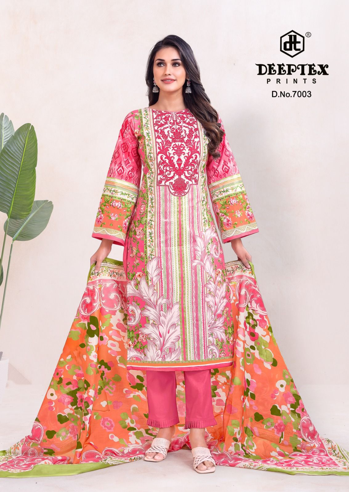 ₹599! Deeptex Karachi Cotton Dress Materials