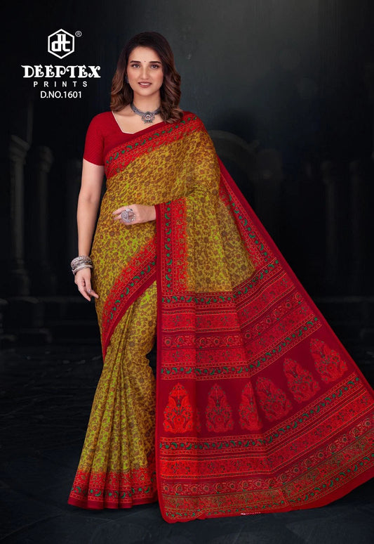 ₹449! Deeptex Cotton printed sarees