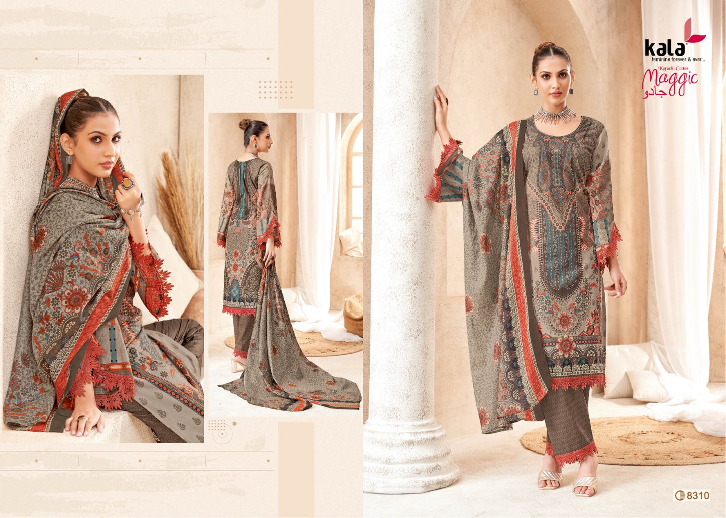 ₹549! Jiafashion Pakistani cotton dress materials