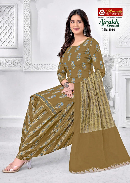 ₹499! Jiafashion ajrakh cotton dress materials