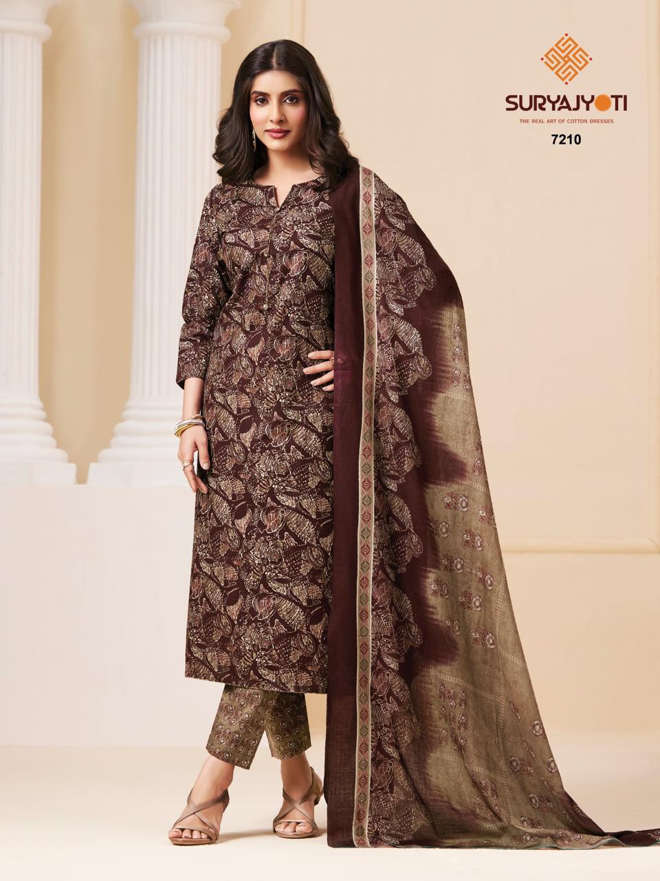 ₹649! Suryajyoti Trendy Cotton Dress Materials