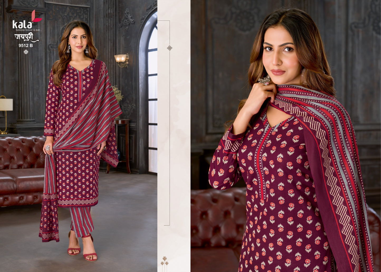 ₹549! Jiafashion Jaipuri Cotton Dress Materials