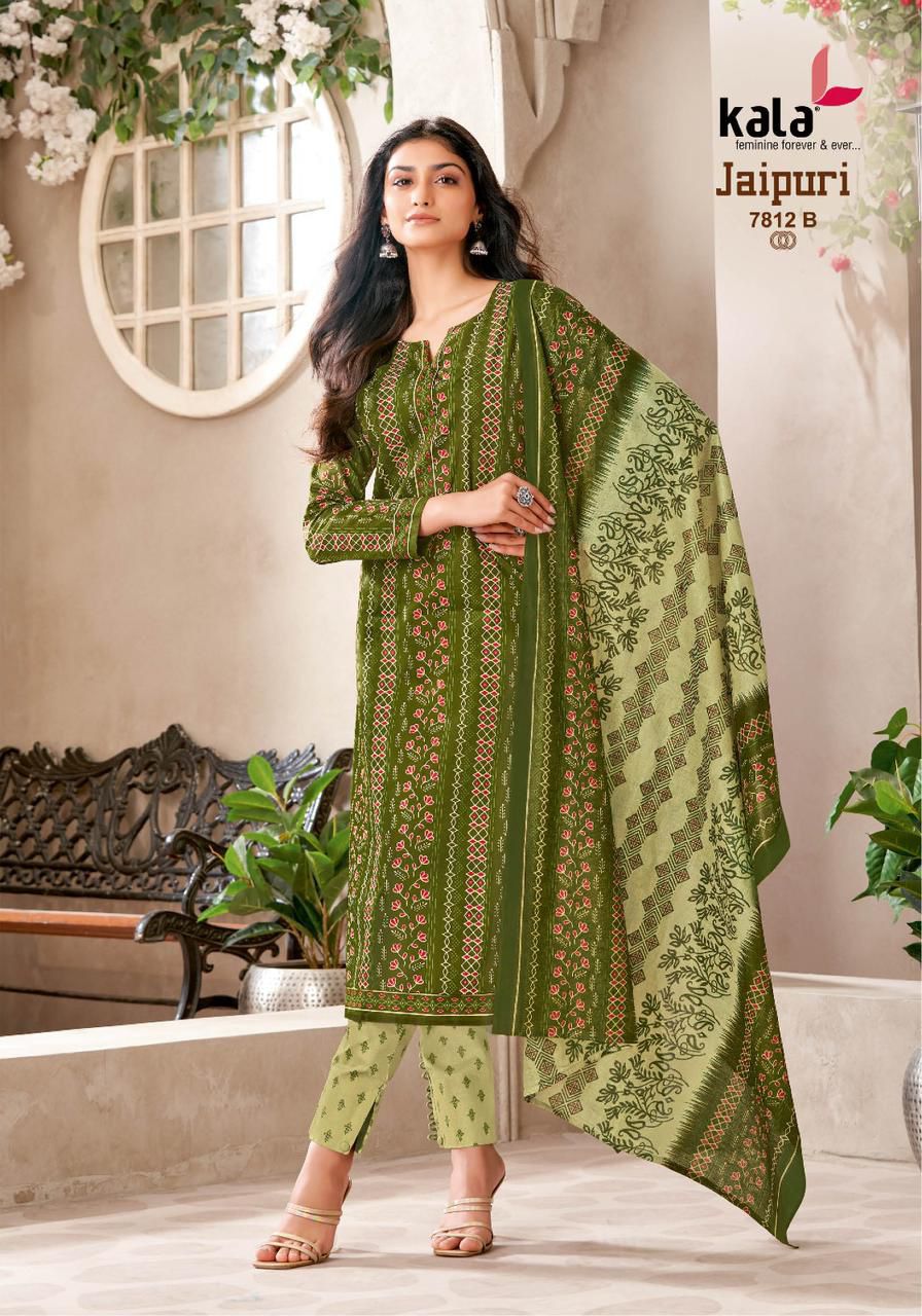 ₹549! Jiafashion jaipuri Cotton Dress Materials