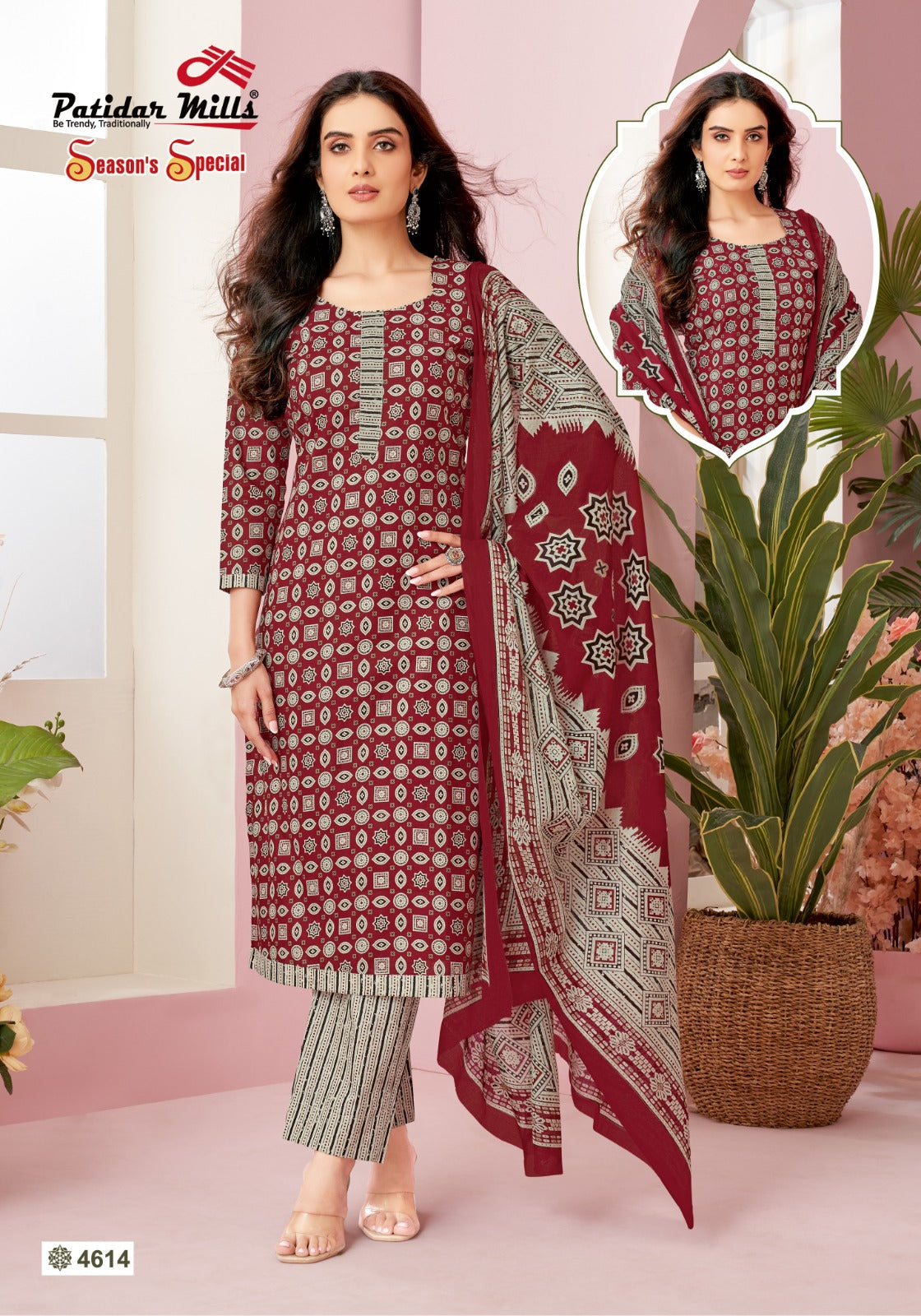 ₹525! Jiafashion printed Cotton Dress Materials