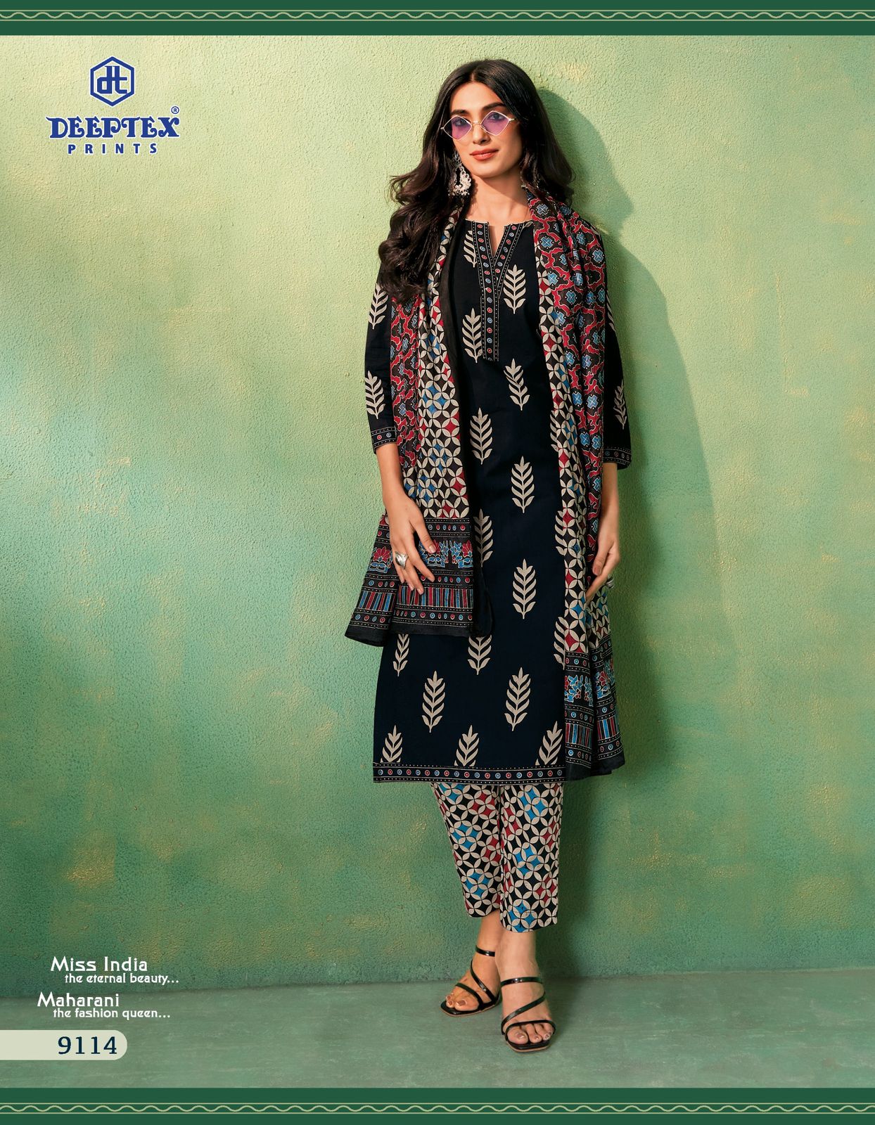 ₹525! Deeptex cotton printed dress material