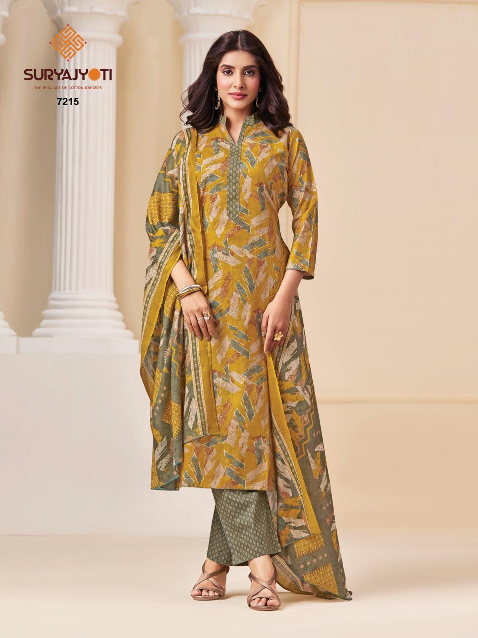 ₹649! Suryajyoti Trendy Cotton Dress Materials