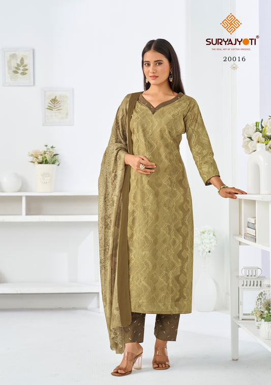 ₹649! Suryajyoti Premium Cotton Dress Materials