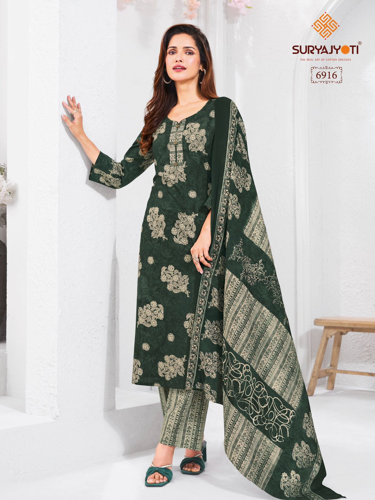 ₹599! Suryajyoti Trendy Cotton Suits