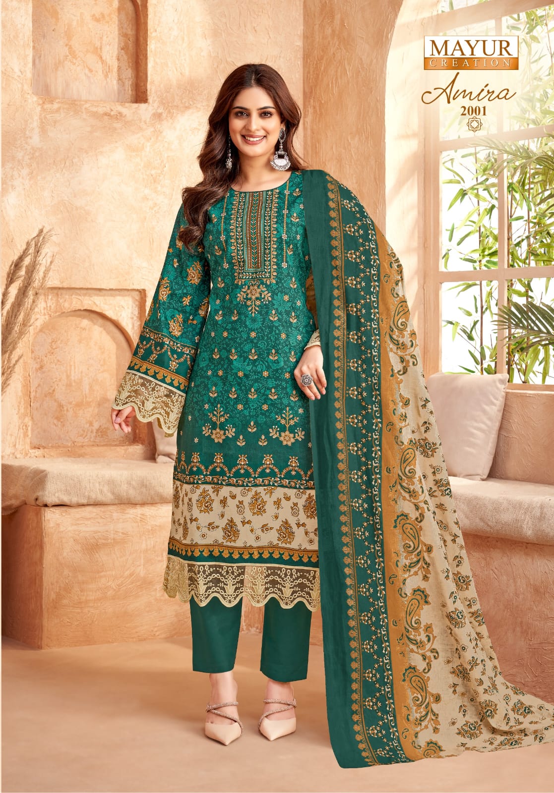 ₹599! Jiafashion Pakistani cotton dress materials