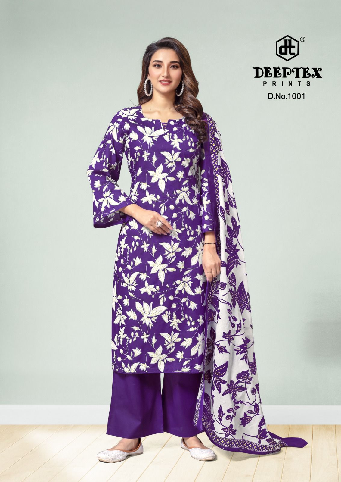 ₹ 599! Deeptex Lawn Cotton Dress Materials