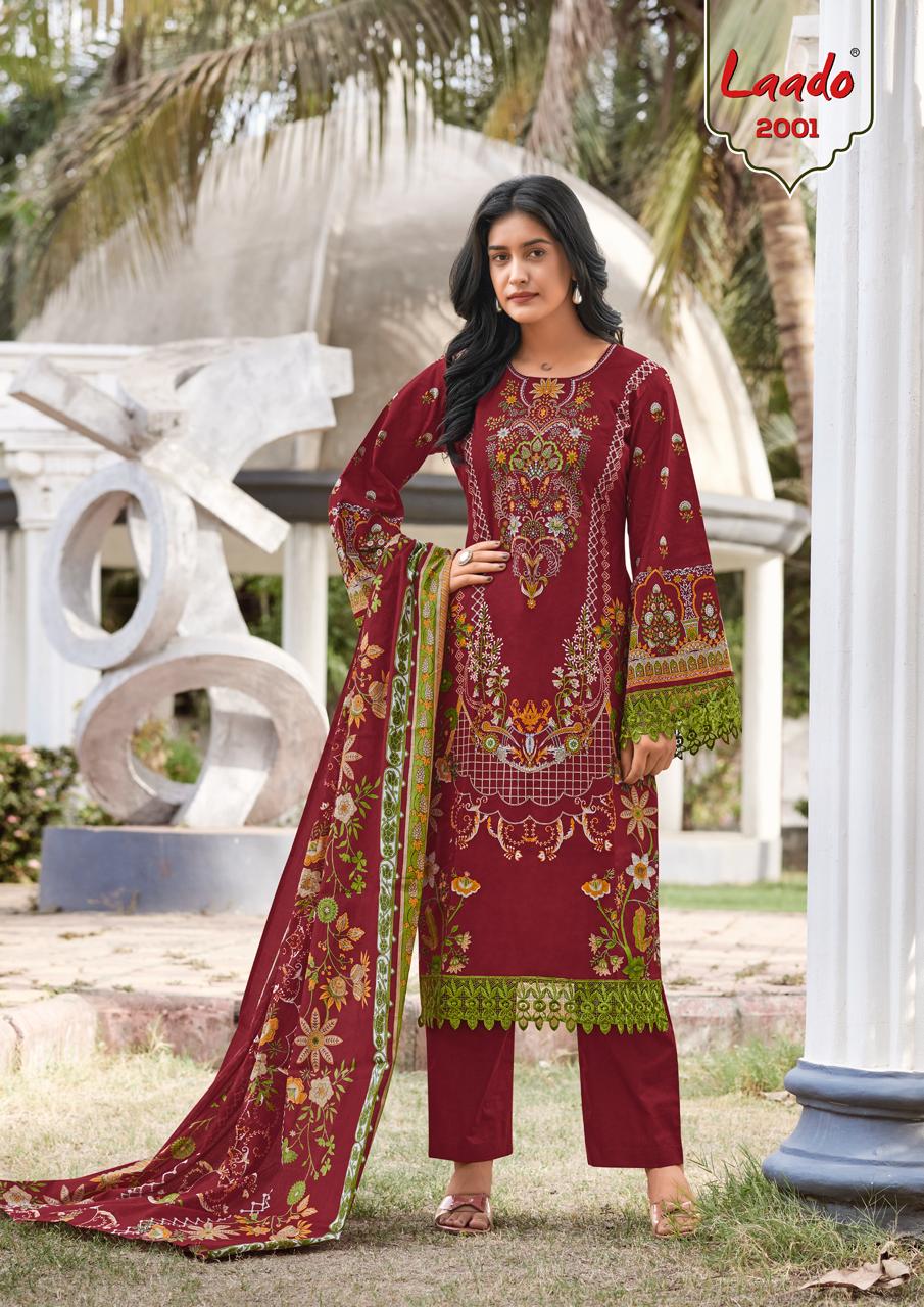 ₹549! Jiafashion Pakistani Cotton Dress Materials