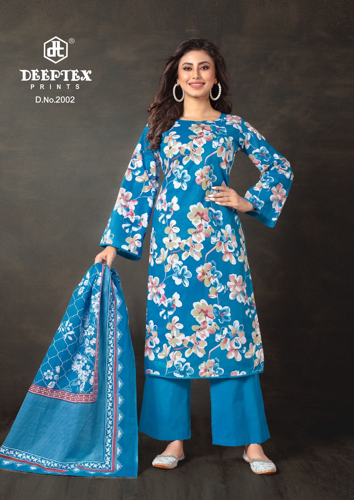 ₹ 599! Deeptex Lawn Cotton Dress Materials