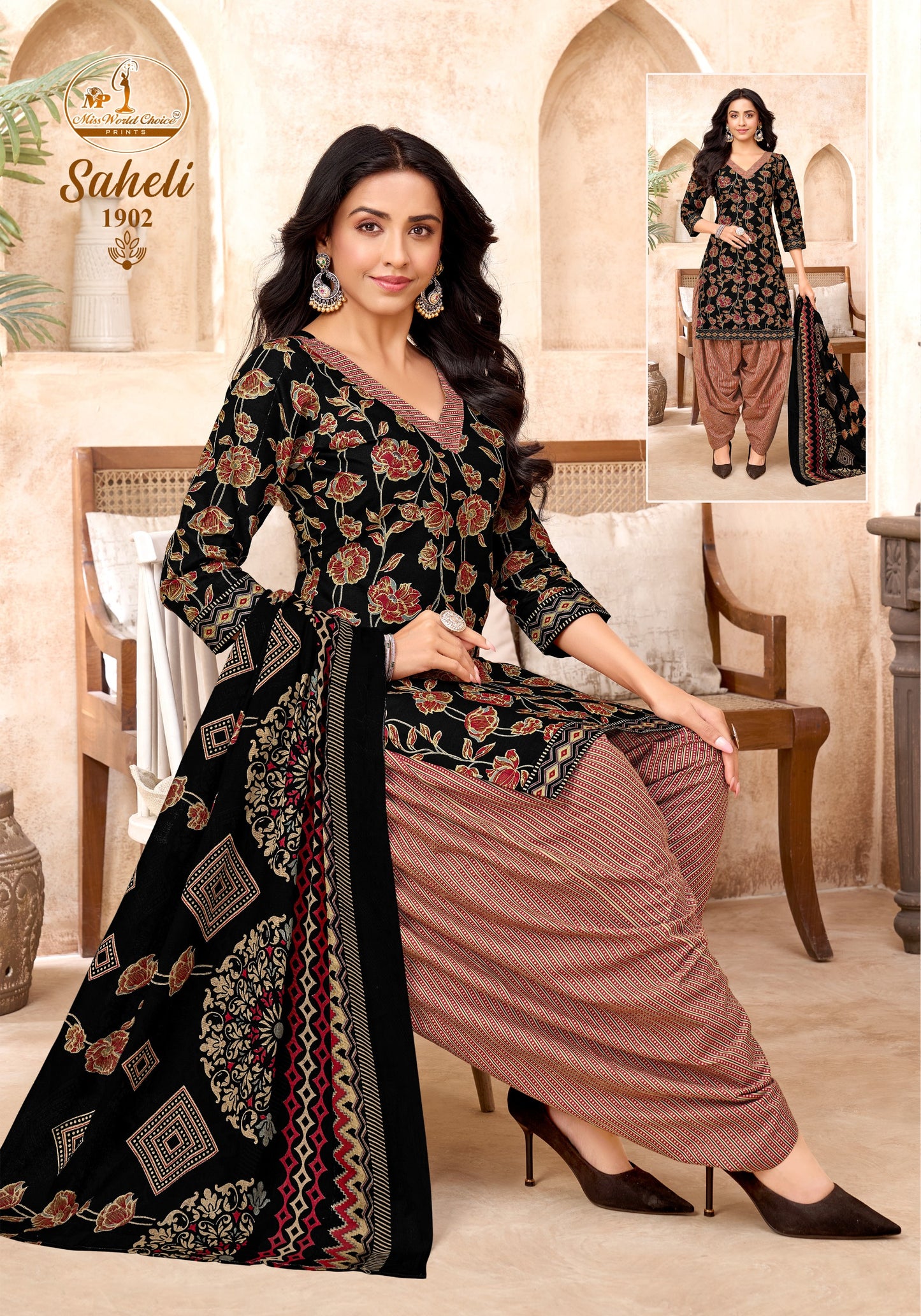 ₹499! Jiafashion printed Cotton Dress Materials