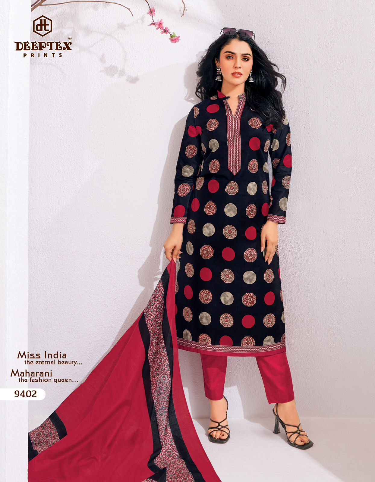 ₹525! Deeptex cotton printed dress materials