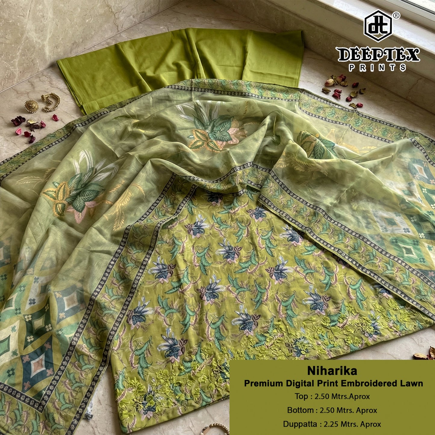 ₹1099! Jiafashion Premium Embroidery Lawn Suits