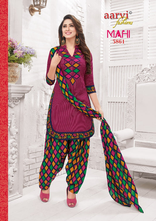 ₹599! Aarvi mahi cotton dress materials