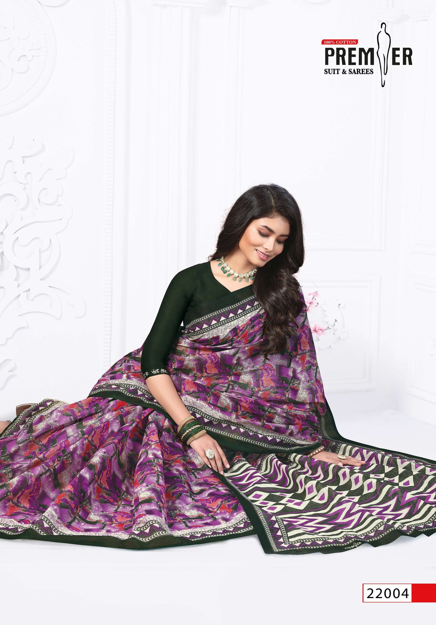 ₹499! Jiafashion cotton printed sarees