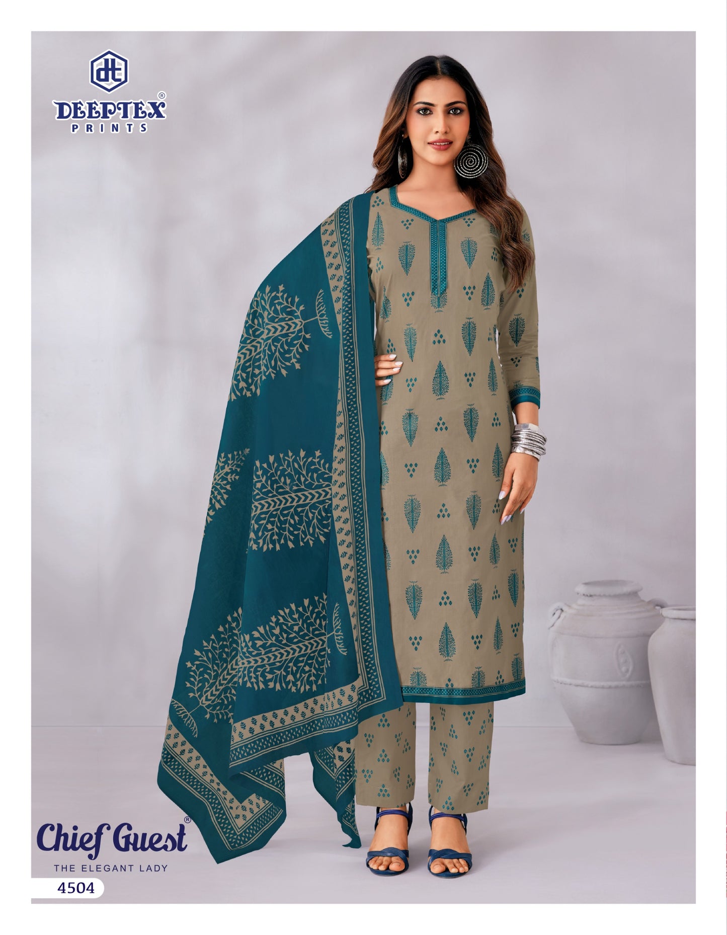₹625! Deeptex Cambric Cotton Dress Materials