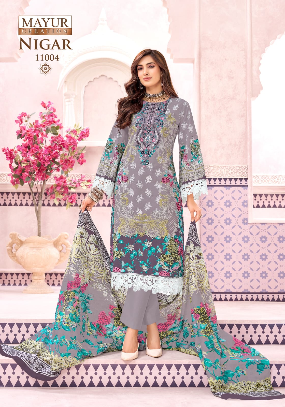 ₹599! Jiafashion Pakistani Cotton Materials