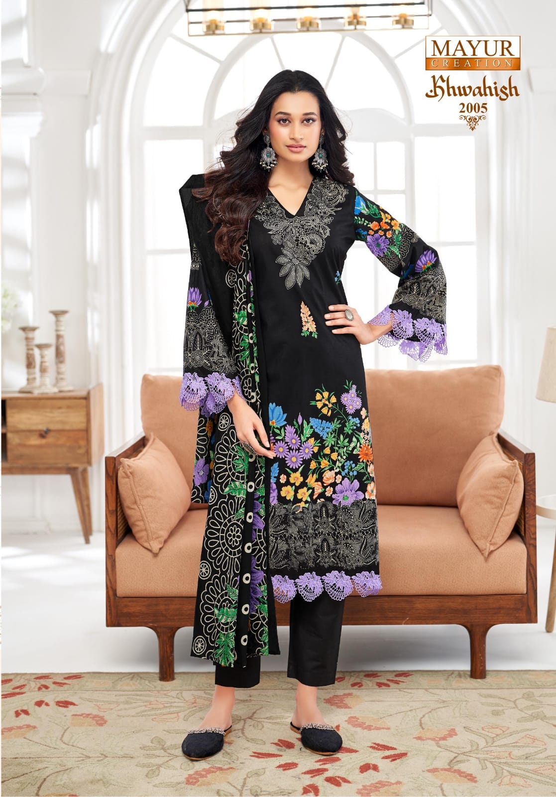 ₹599! Jiafashion Luxury Lawn Cotton Dress Materials