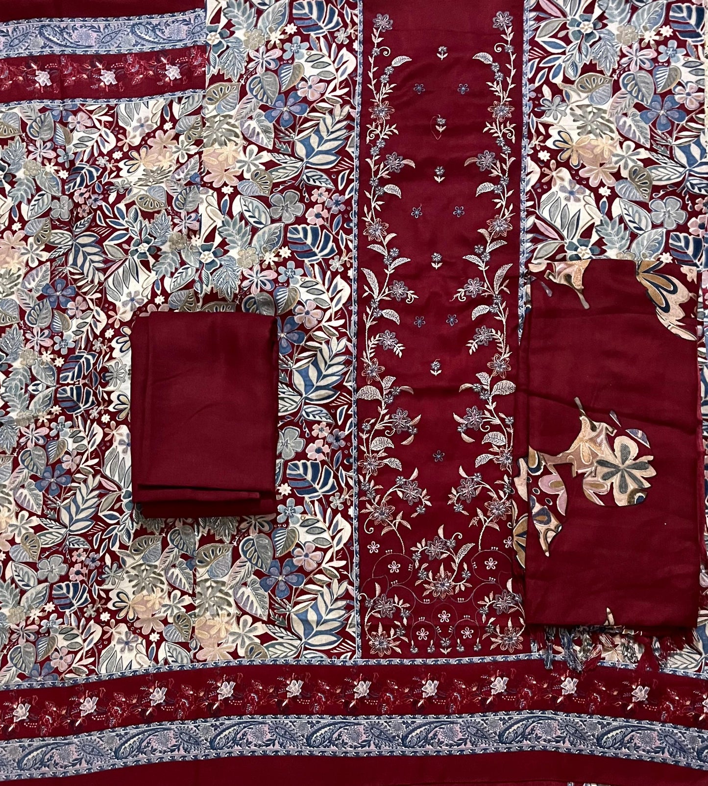 ₹799! Jiafashion Pashmina Embroided Materials