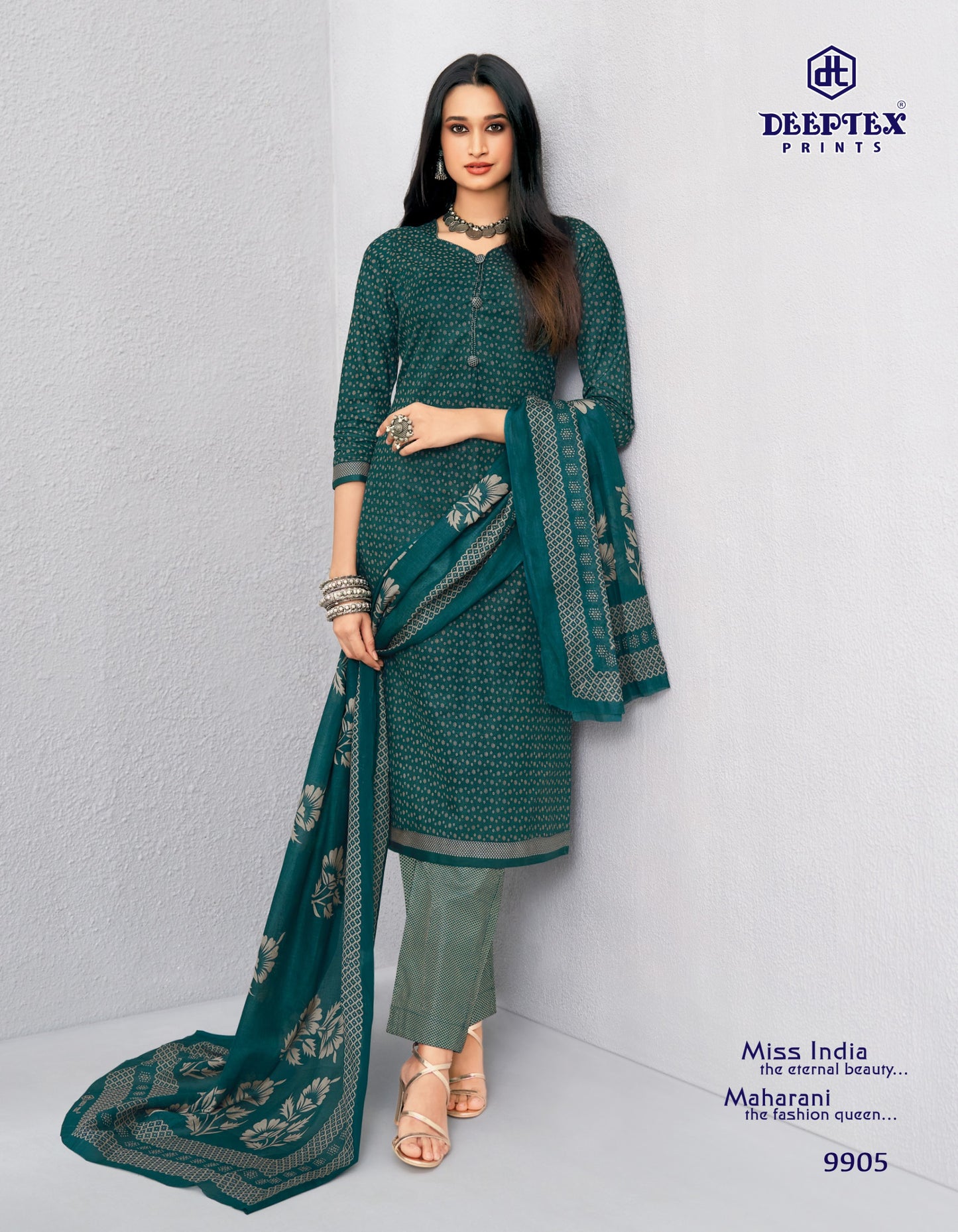 ₹549! Deeptex Cotton Printed Dress Materials