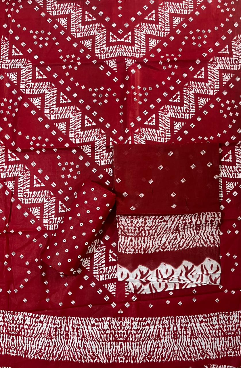 ₹575! Jiafashion Cotton Bandhani Materials