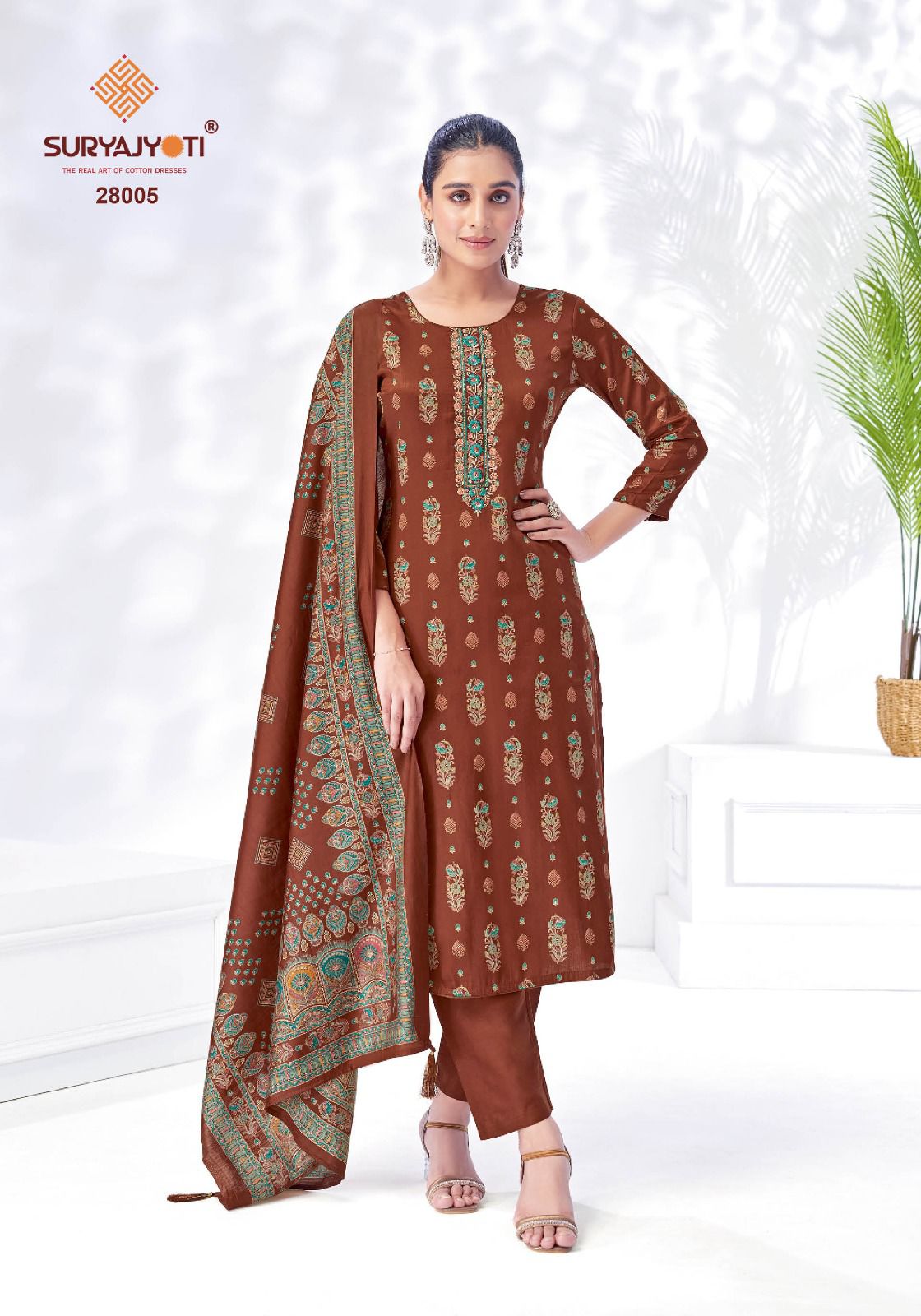 ₹1099! Suryajyoti cotton designer suits