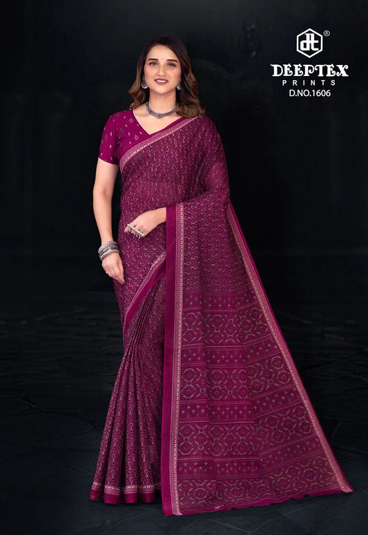 ₹449! Deeptex Cotton printed sarees