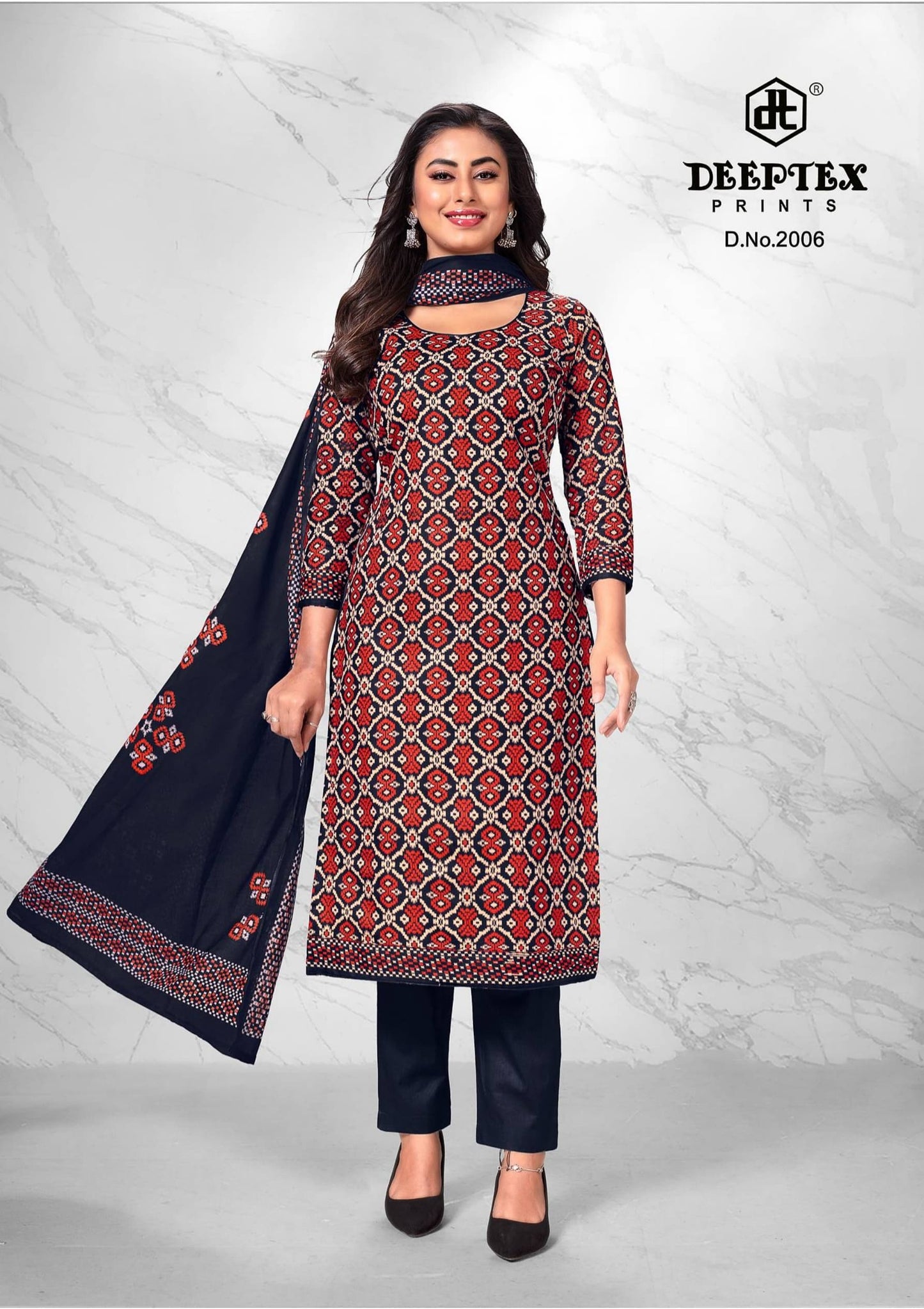 ₹599! Deeptex Soft Cotton Dress Materials