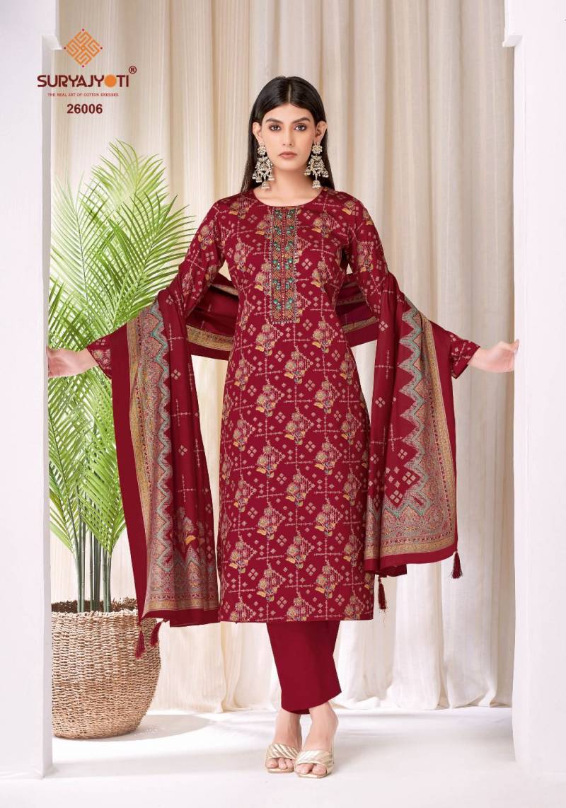 ₹1099! Jiafashion Cotton Designer Dress Materials