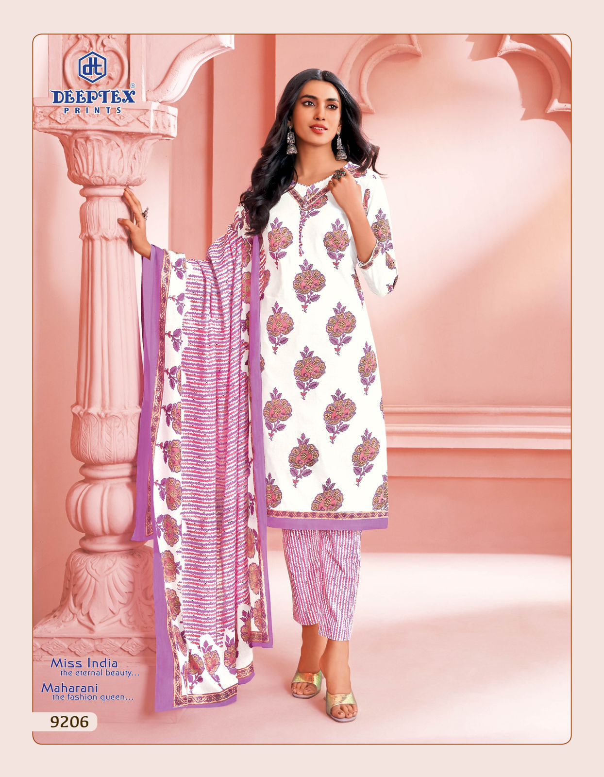 ₹525! Deeptex cotton printed dress material
